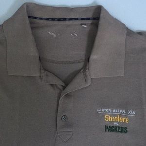 Super Bowl XLV Packers and Steelers Polo